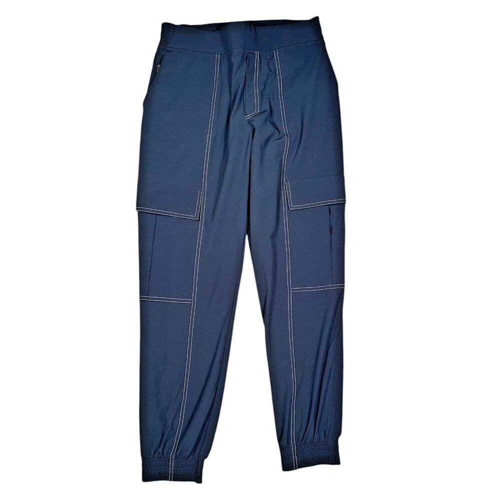 Athleta Chelsea Utility Jogger Womens 2 Navy Featherweight Stretch Cargo Pants S